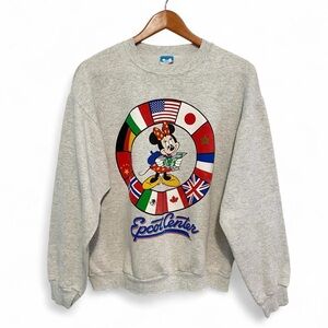 80s Disney World Epcot Center Minnie
Mouse crewneck sweatshirt